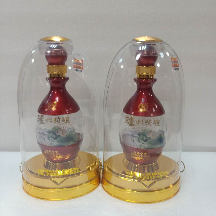 新(xin)款圓透(tou)明罩子(zi)彈型狀(zhuang)白酒…